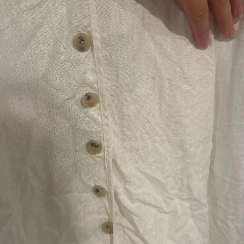 Mara Hoffman Silvana White Button Down Shirt Dress
Size 4 - Picture 6 of 12